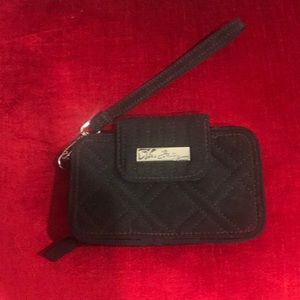 Vera Bradley black wristlet
